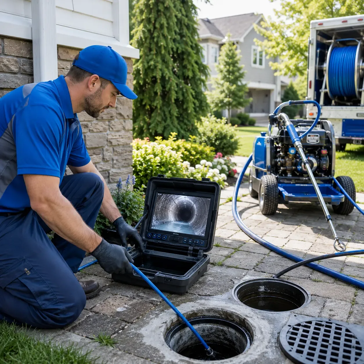 Outdoor drain cleaning professionals serving Dagus Mines, PA