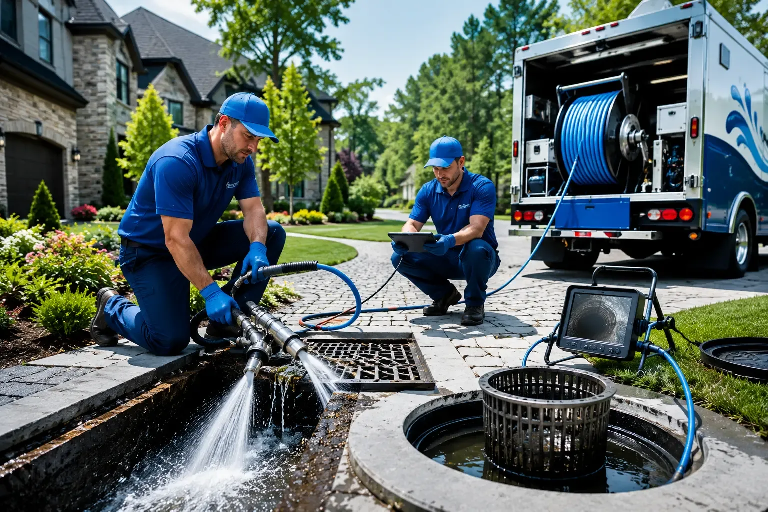 Local outdoor drain cleaning professionals in Dagus Mines, PA